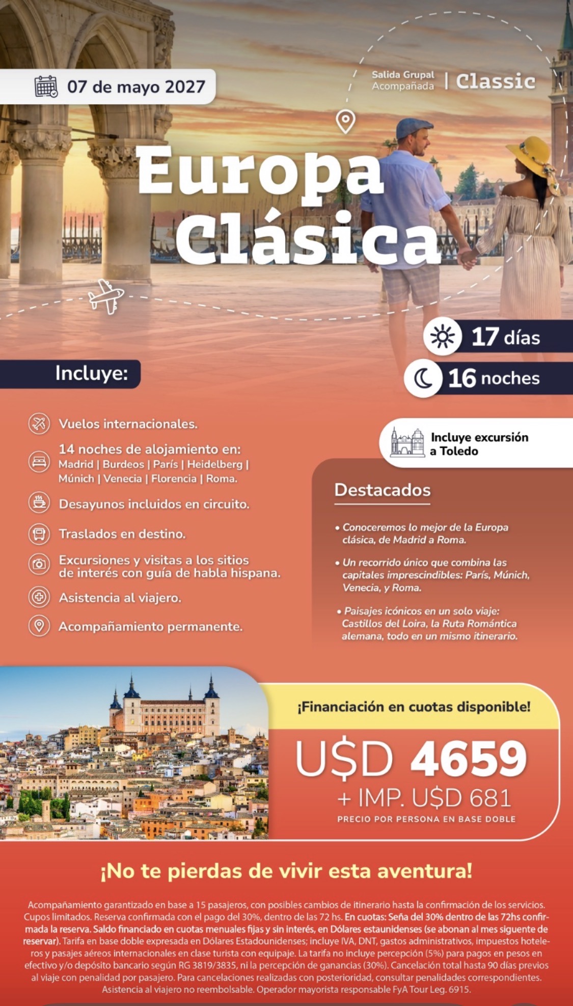Paisaje de Europa clásica